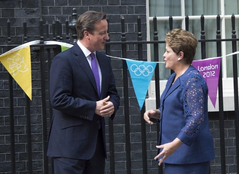 Dilma se encontrou com David Cameron em Londres
