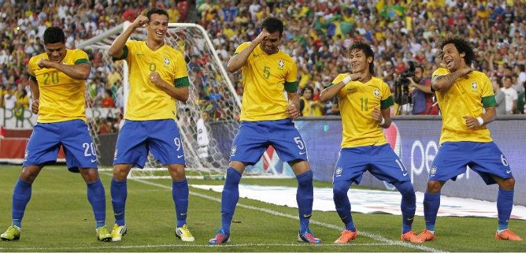 Hulck, Dami&atilde;o, Sandro, Neymar e Marcelo estar&atilde;o em campo contra o Egito 