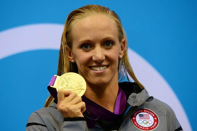 A atleta americana conseguiu a medalha de ouro e o recorde mundial nos 100m borboleta