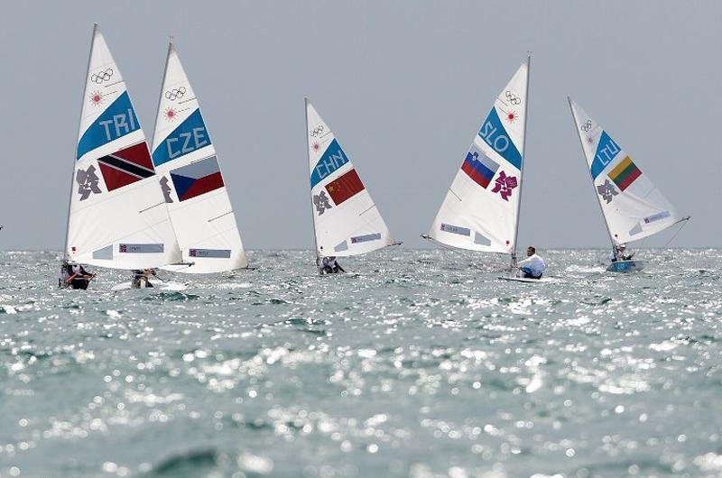 Competi&ccedil;&atilde;o de vela em Weymouth
