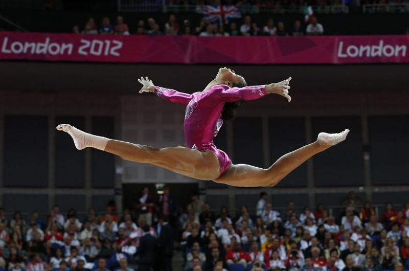 Apresenta&ccedil;&atilde;o da ginasta americana Gabrielle Douglas 