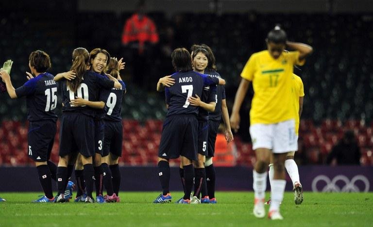 Brasil perde para o Jap&atilde;o e cai nas quartas de final do futebol feminino