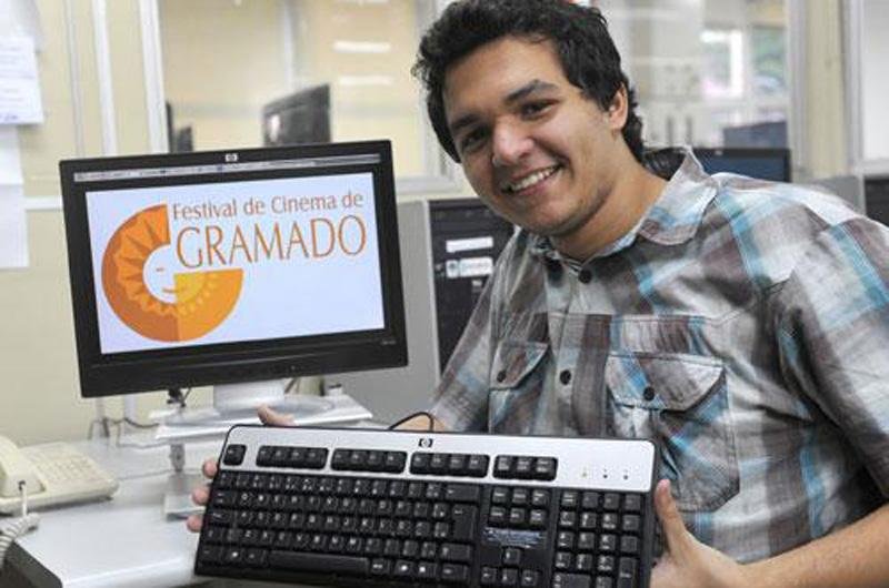 Tyrone Rodovalho, 21 anos, venceu o concurso &acute;&Eacute; Coisa de Cinema`