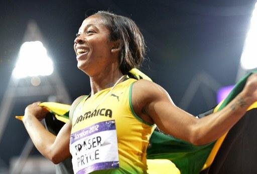 Jamaicana Shelly-Ann Fraser vence 100m rasos nos Jogos Ol&iacute;mpicos