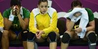 Brasileiras choram derrota para a Noruega no handebol
