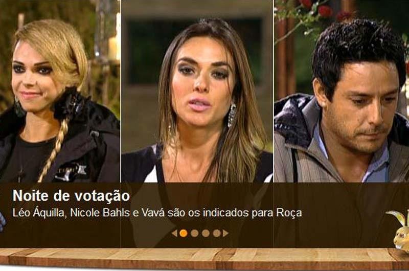 L&eacute;o &Aacute;quilla, Nicole Bahls e Vav&aacute; s&atilde;o indicados para a Ro&ccedil;a