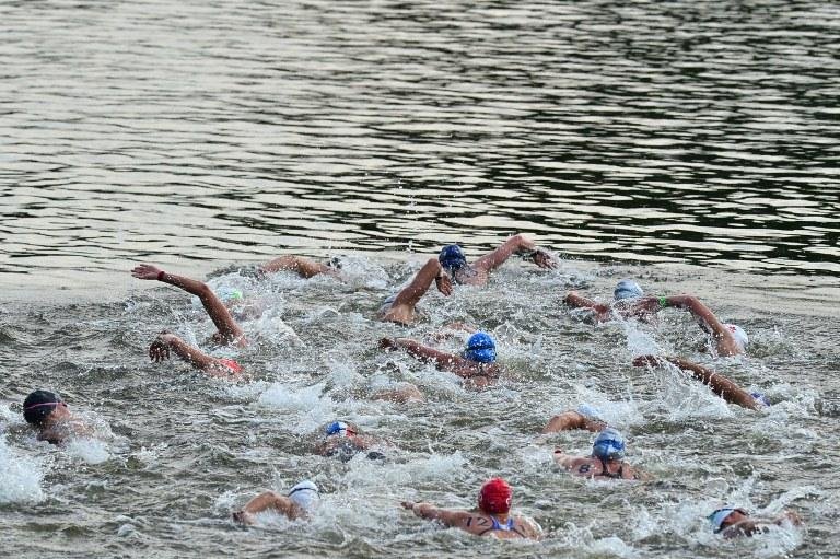 Poliana Okimoto abandonou maratona aqu&aacute;tica