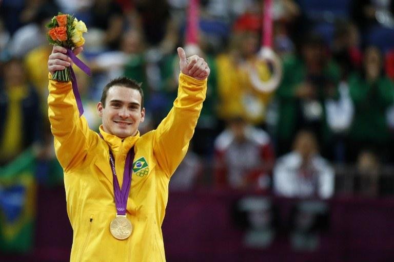 Arthur Zanetti levou o ouro nas argolas