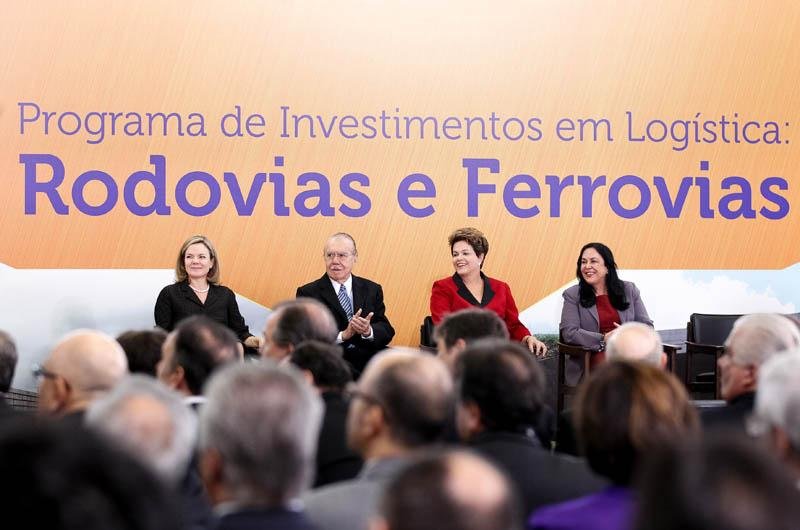 Dilma anuncia investimento de R$ 133 bilh&otilde;es em ferrovias e estradas do Pa&iacute;s