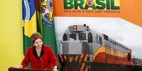 Novo pacote de Dilma inclui ferrovia que liga São Paulo a Rio Grande 
