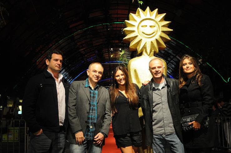 Diretor Beto Souza e elenco estiveram presentes na sess&atilde;o em Gramado