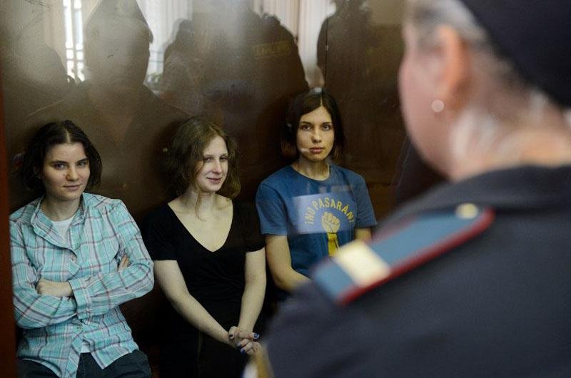 Integrantes da banda Pussy Riot