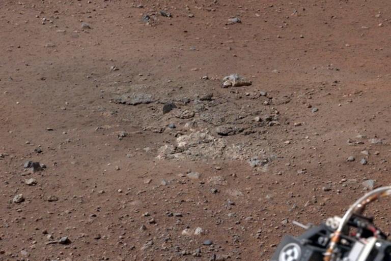 Rob&ocirc; mostra imagens de Marte