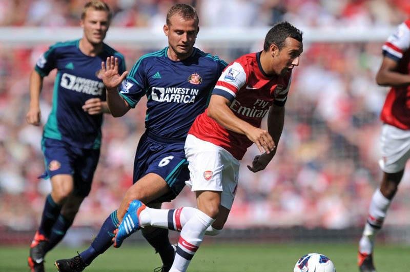 Arsenal teve dificuldades contra o Sunderland