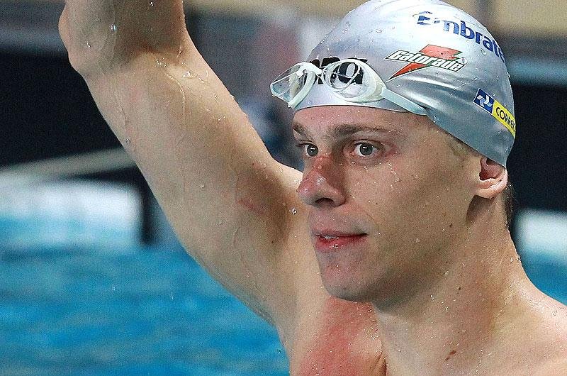 Cielo sobra nos 50m livres e leva ouro no Trof&eacute;u Jos&eacute; Finkel