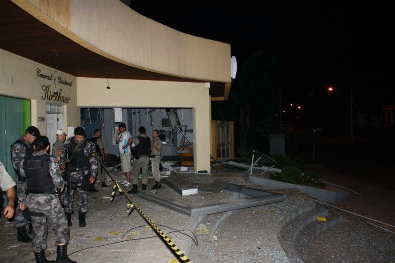 Banco do Brasil ficou totalmente destru&iacute;do