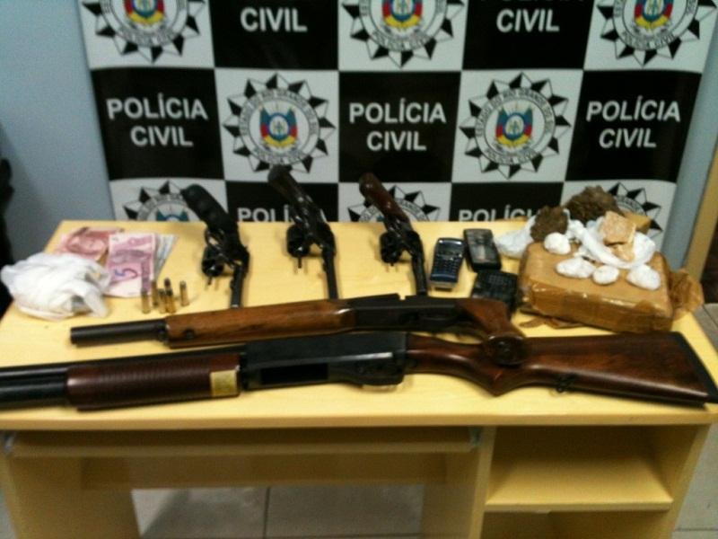 Armas foram localizadas em S&atilde;o Leopoldo