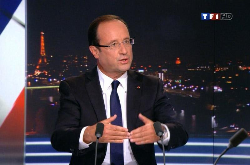 Hollande anunciou plano em entrevista para TV