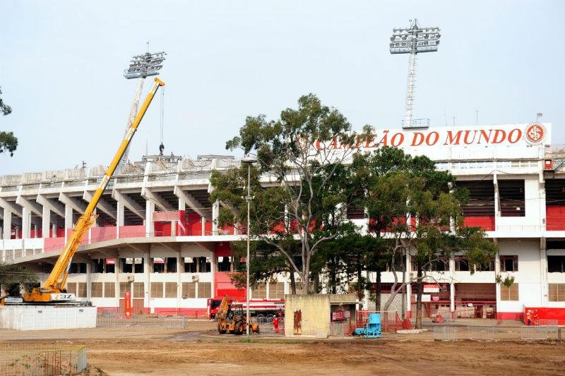 Apesar de obras, Inter fez promo&ccedil;&atilde;o para jogos no Beira-Rio
