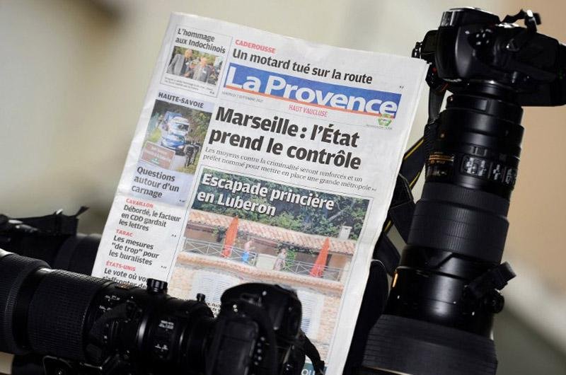 Jornal franc&ecirc;s "La Provence" teve o assunto como chamada de capa