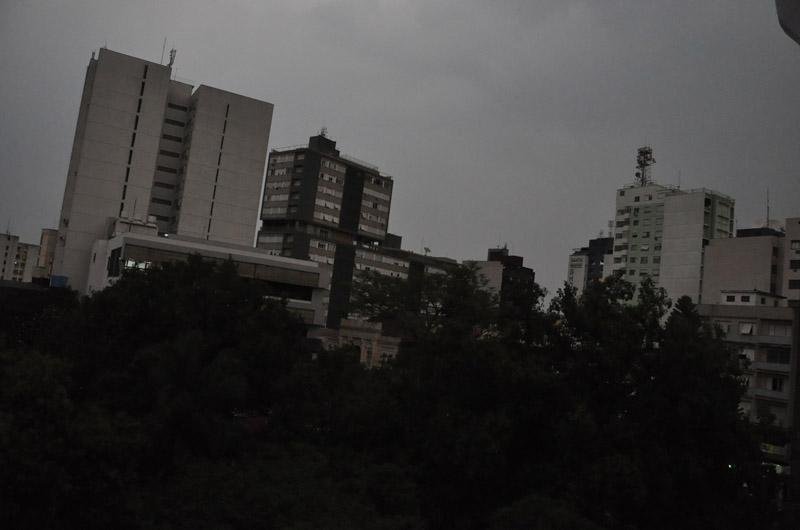 Em Santa Maria dia virou noite