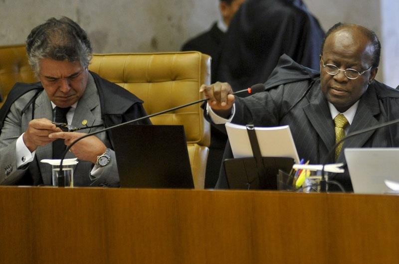 Joaquim Barbosa iniciou seu voto acerca do chamado n&uacute;cleo pol&iacute;tico do mensal&atilde;o