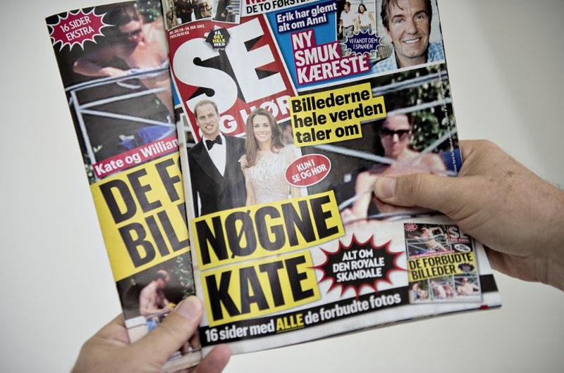 Revista dinamarquesa tamb&eacute;m publica fotos de Kate