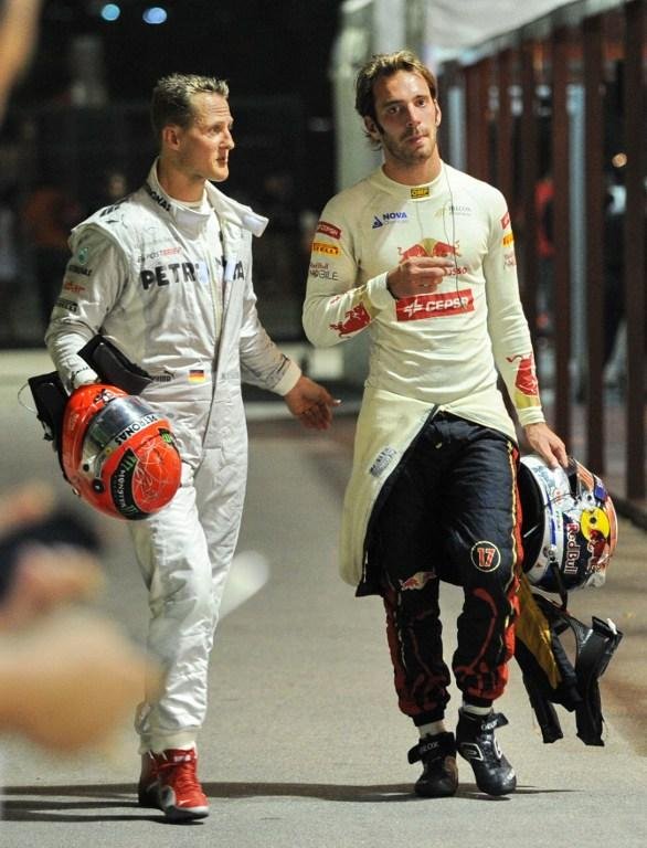 Schumacher e Vergne abandonaram corrida