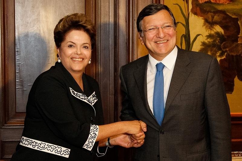 Dilma se encontrou com o presidente da Comiss&atilde;o Europeia, Jos&eacute; Manuel Dur&atilde;o Barroso