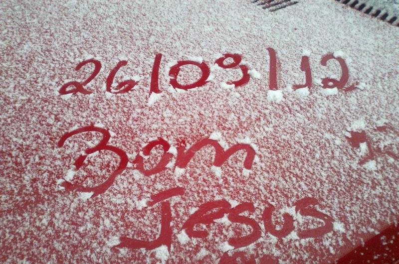 Moradores brincaram com fen&ocirc;meno inesperado para esta &eacute;poca do ano