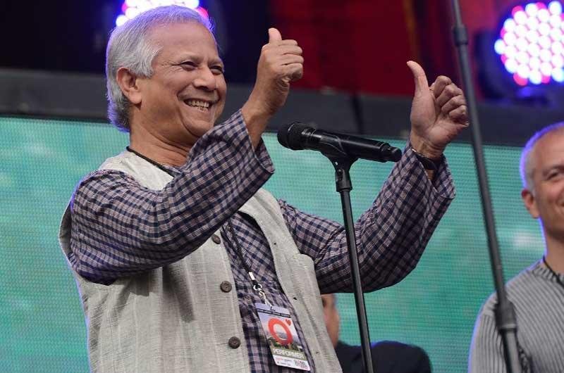 Nobel da paz Mohammad Yunus participou do evento