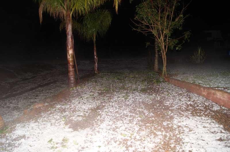Putinga foi um dos munic&iacute;pios mais atingidos pelo granizo