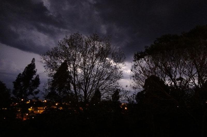 Chuva se aproximando de Carazinho 