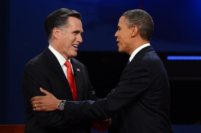 Obama e Romney discutem pol&iacute;tica interna e economia em 1&ordm; debate
