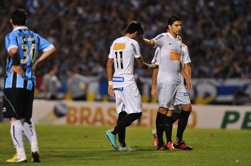 Neymar foi expulso na partida contra o Gr&ecirc;mio