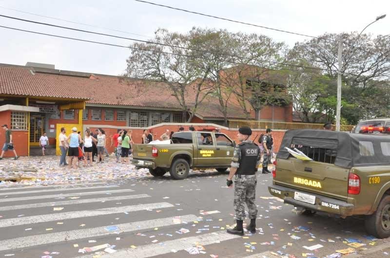 Brigada Militar prendeu uma pessoa pela irregularidade no bairro Mathias Velho