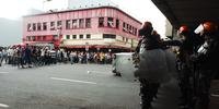 Ação da Receita Federal no Camelódromo de Porto Alegre causou protestos e confusão no Centro