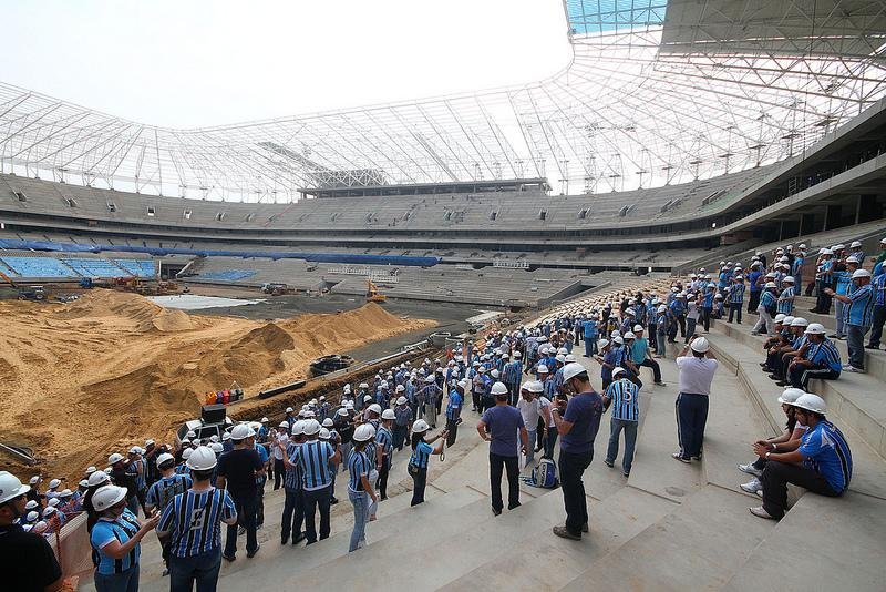 MP quer impedir teste da avalanche na Arena do Gr&ecirc;mio