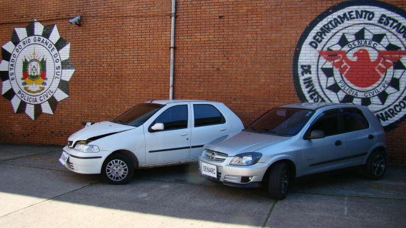 Carros tamb&eacute;m foram apreendidos ap&oacute;s campana da Pol&iacute;cia Civil