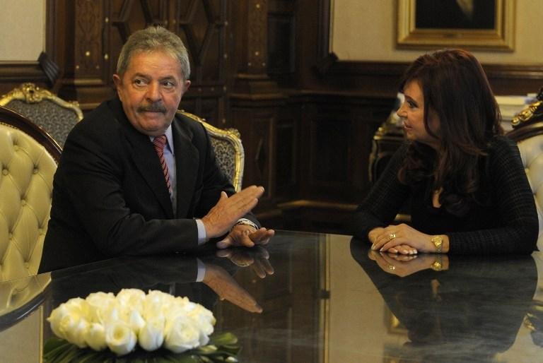 Ex-presidente Lula em encontro com presidente argentina Cristina Kirchner, em Buenos Aires