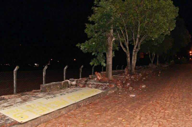 Vendaval causa estragos na Zona de Produ&ccedil;&atilde;o