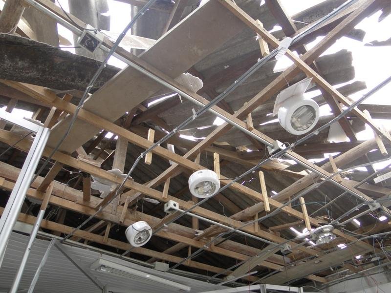 Banco sofreu grandes danos com explos&atilde;o 