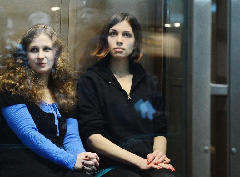Nadya Tolokonnikova e Maria Alyokhina foram condenadas a dois anos de deten&ccedil;&atilde;o 
