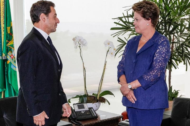 Sarkozy se encontrou com Dilma na manh&atilde; de hoje