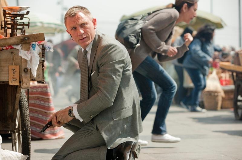 Daniel Craig vive pela terceira vez o agente 007 no filme &acute;Skyfall&acute;