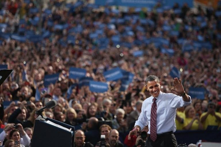 Obama faz campanha em Nashua, no estado de New Hampshire