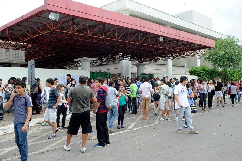 Estudantes fotografaram cart&otilde;es de resposta do Enem