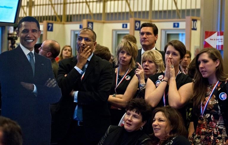 Apoiadores de Obama chegaram a se assustar com vantagem de delegados de Romney no come&ccedil;o da apura&ccedil;&atilde;o