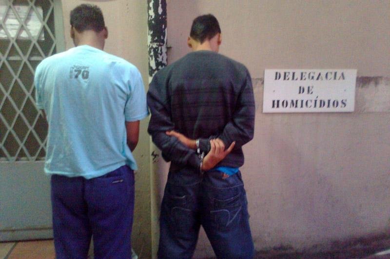 Dois suspeitos foram presos por envolvimento com homic&iacute;dio ocorrido em maio