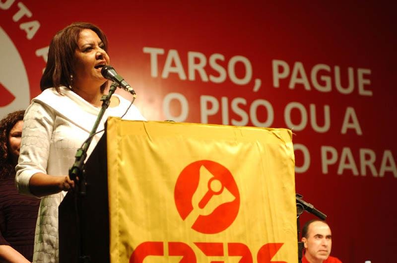  Segundo a presidente do Cpers, Rejane de Oliveira, haver&aacute; mobiliza&ccedil;&atilde;o no Parlamento